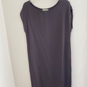 Cloth & stone grey midi dress